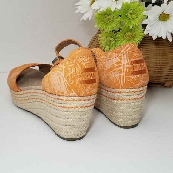 Toms platform wedges sandals - Picture 4 of 5